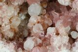 Sparkly, Pink Amethyst Geode Half - Argentina #170164-1